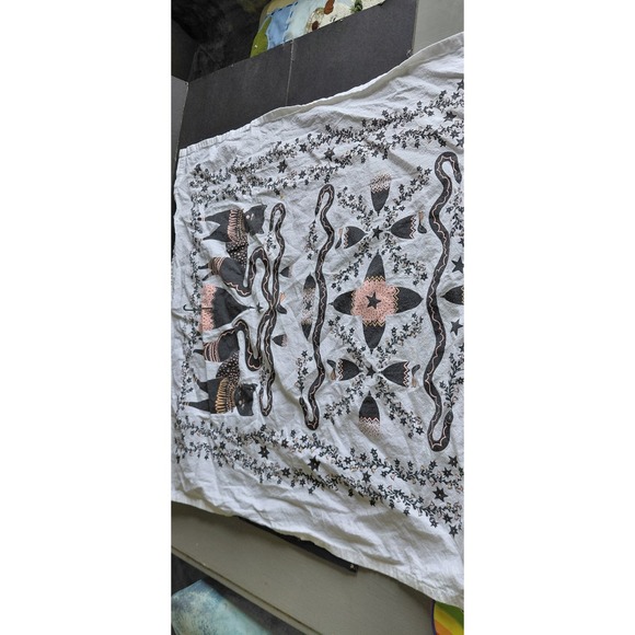 Other - printed illustration bandana whimsical occult Gothic textil Decorative tea towel